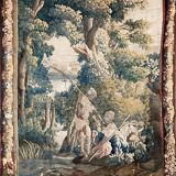 Wool and silk tapestry, Aubusson, 18th century