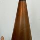 Decorative danish midcentury ceiling lamp in copper