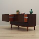 Mahogany chest of drawers, Danish design, 1970s, manufacturer: Omann Jun
