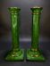 Pair of Decorative Neoclassical Columns Hollywood Regency 33x12 cm