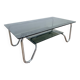 Smoked glass coffee table