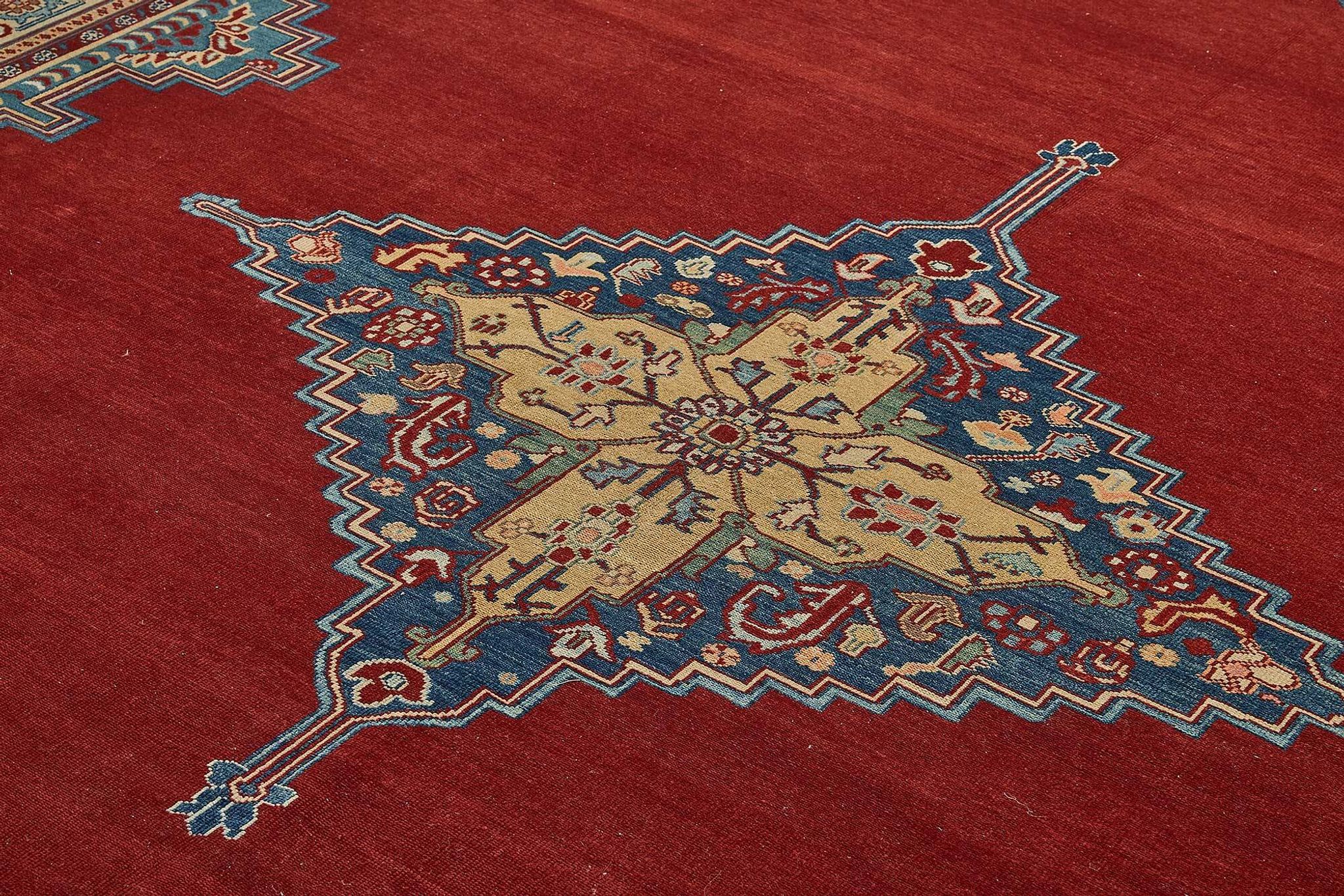 Turkish Handknotted Wool Oushak Rug 292 cm x 361 cm
