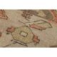 1970s Vintage Turkish Oushak Handmade Wool Cotton Red Area Rug 235x392