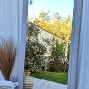Antique beveled mirror