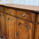 Enfilade with 4 English doors from the 1950s in mahogany.