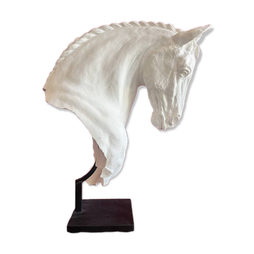 Jean Paul GOURDON. The Percheron Bust in plaster.