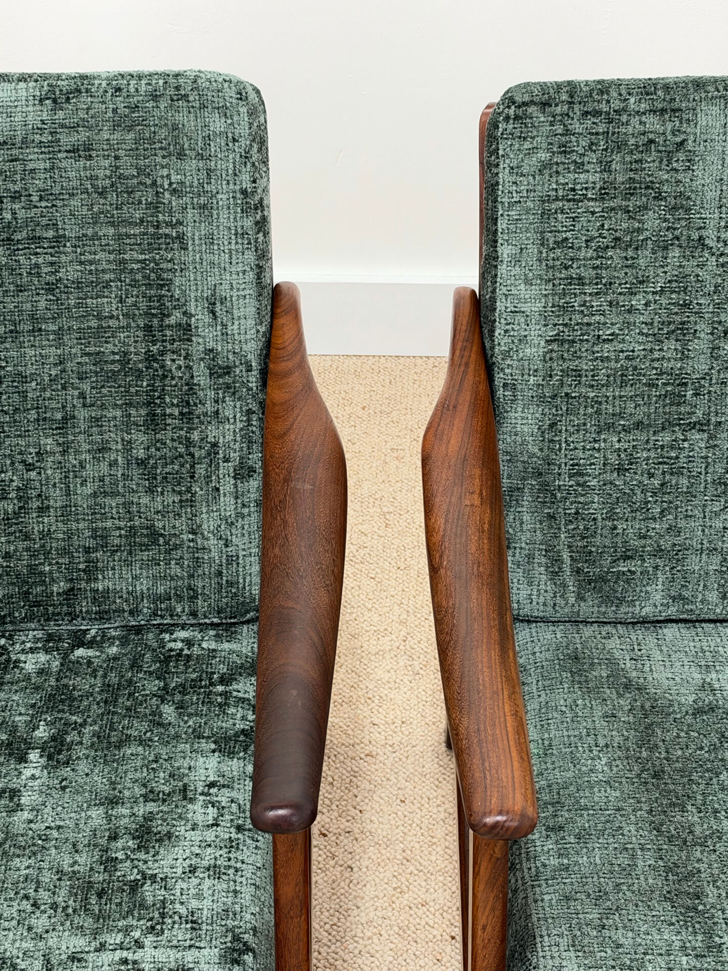 Pair of vintage Scandinavian armchairs – 1960s/70s