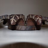 Vintage sunflower mirror 36cm