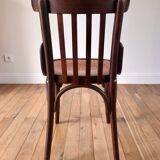 Curved wooden bistro chair 40s 50s