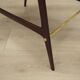 Walnut sewing table, Italian design, 1970s, production: Italy