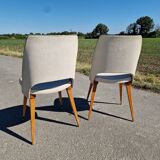 Set of 2 barrel chairs from the 60s