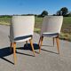 Set of 2 barrel chairs from the 60s