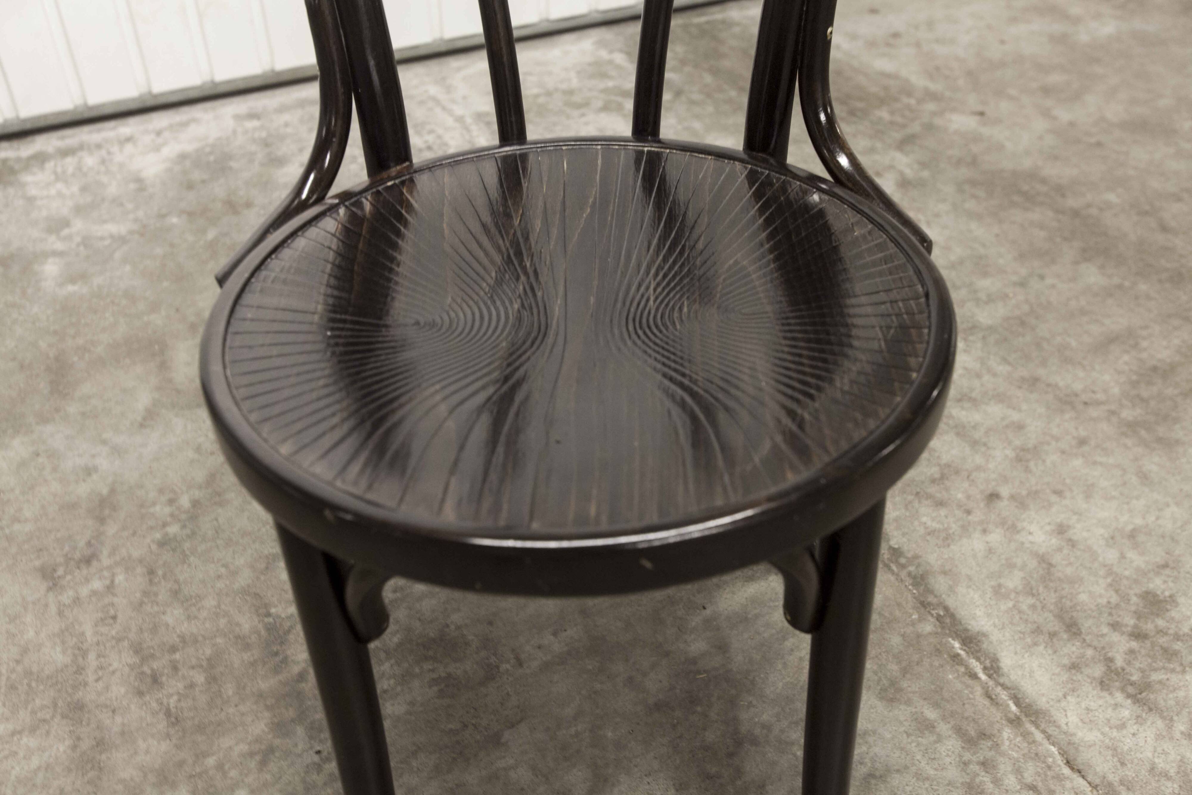 Baumann Bistro Chair ref 24 1990 curved wood