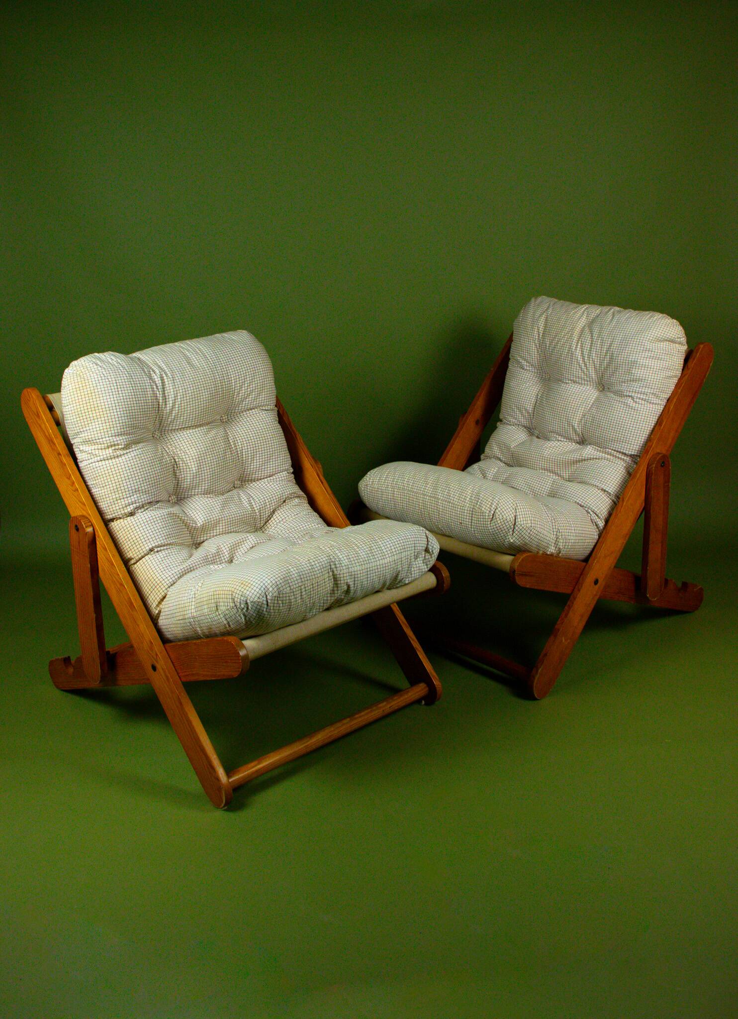 Fauteuil Kon Tiki Pierre Bégué édition originales avec coussin d'origine