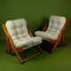 Fauteuil Kon Tiki Pierre Bégué édition originales avec coussin d'origine