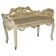 Banc de fenêtre bergère antique français shabby chic
