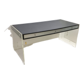 Mid-Century Modern Desk by Poul Nørreklit For Georg Petersens Møbelfabrik, Wood and Plexiglass, 1970