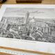 The Cathedral of Siena, Italy. Printed illustration from 1866.