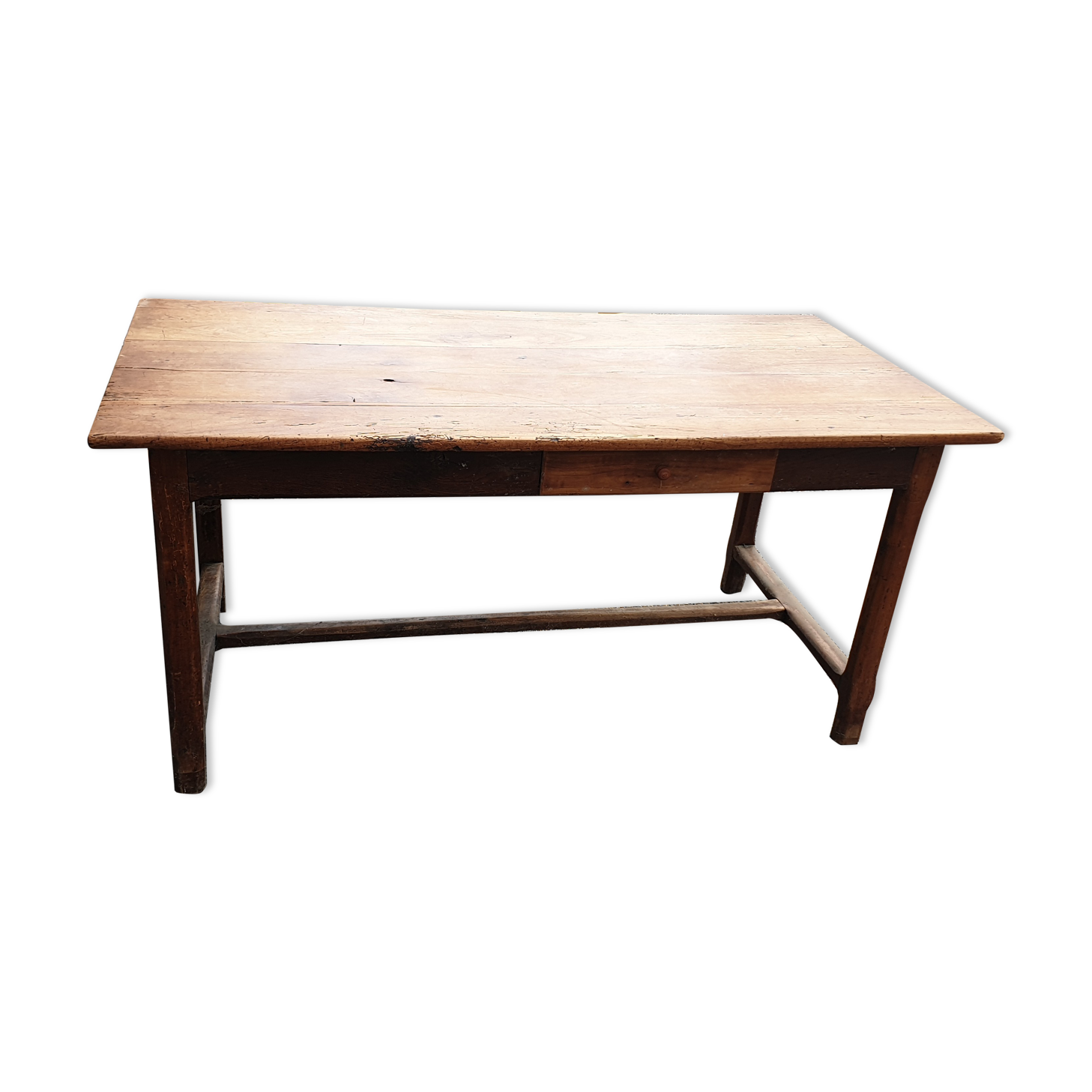 Farmhouse table in massive epicea XIXth