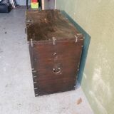 Malle de voyage en châtaigner Asie
