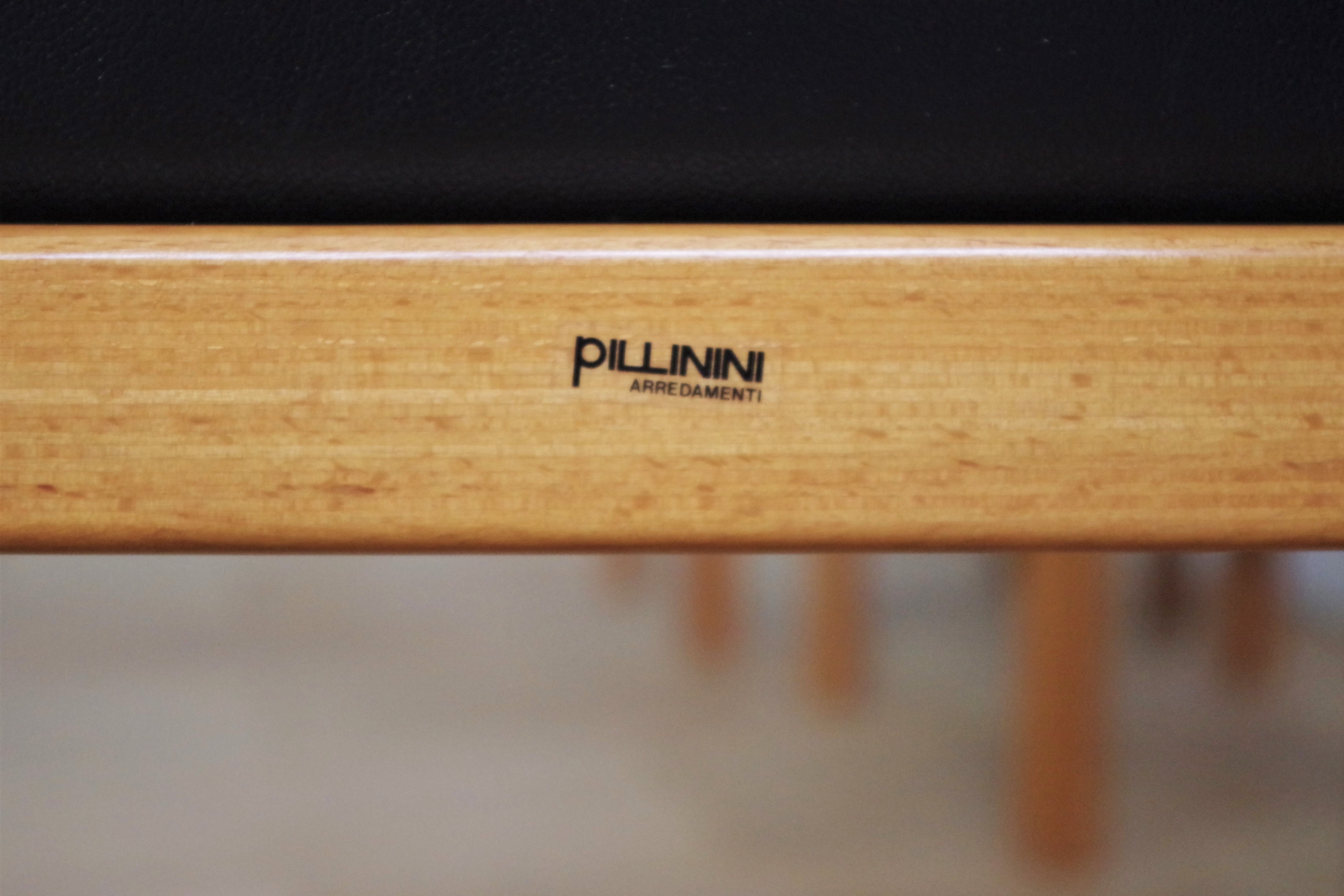 Chairs by pillini furniture, 1970s, set of 4