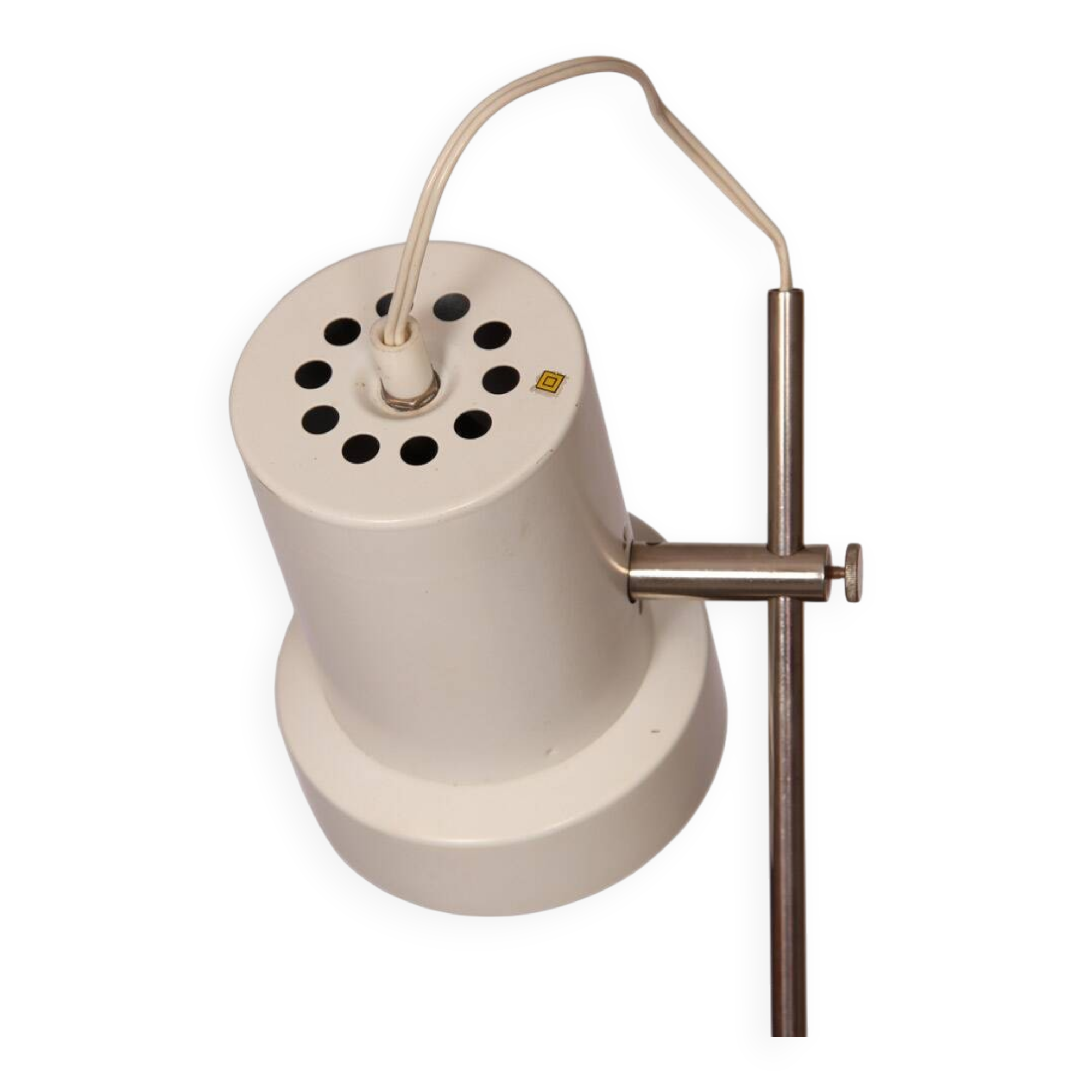 Vintage metal lamp produced by Aka around 1960