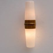 Vintage porcelain bathroom light by Sigvard Bernadotte for Ifö, 1960