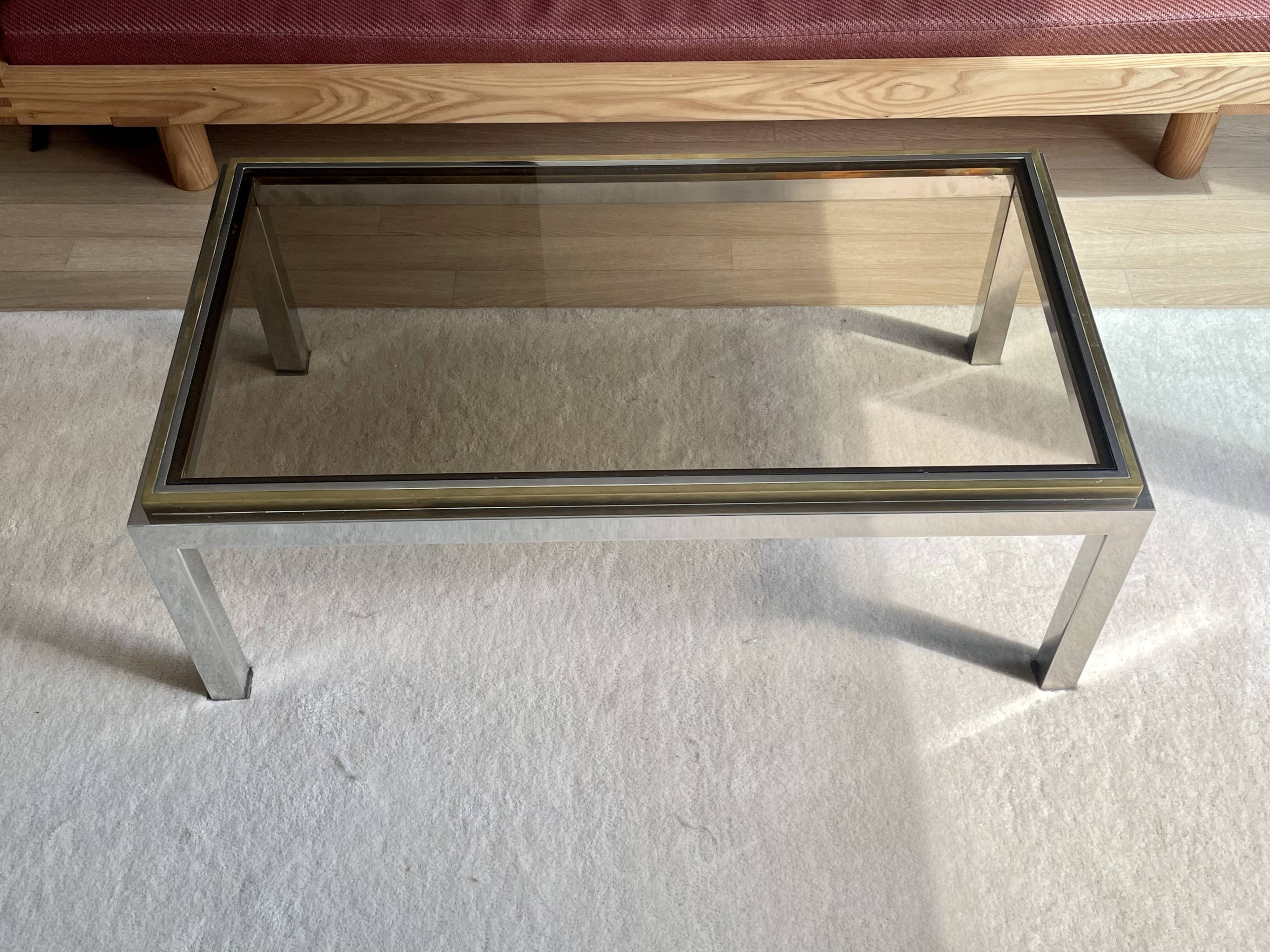 Willy Rizzo coffee table - Flaminia model - 1970s