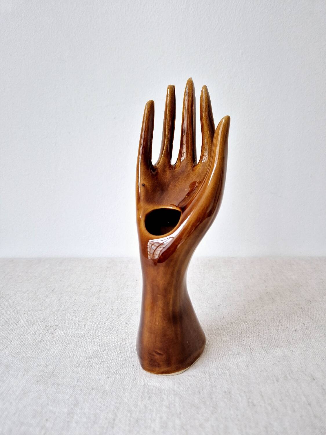 Glazed ceramic soliflore - Vintage