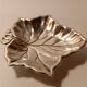 Sterling Silver Vine Leaf Footed Dish Topazio Portugal