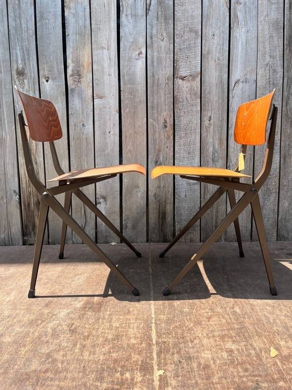 Vintage Marko Holland Spinstoel 102 – Marron Edition, 1960s