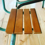 Double school desk from the 1950s