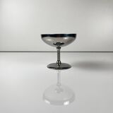 Set of 6 stainless steel ice cream cups, modern design