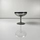 Set of 6 stainless steel ice cream cups, modern design