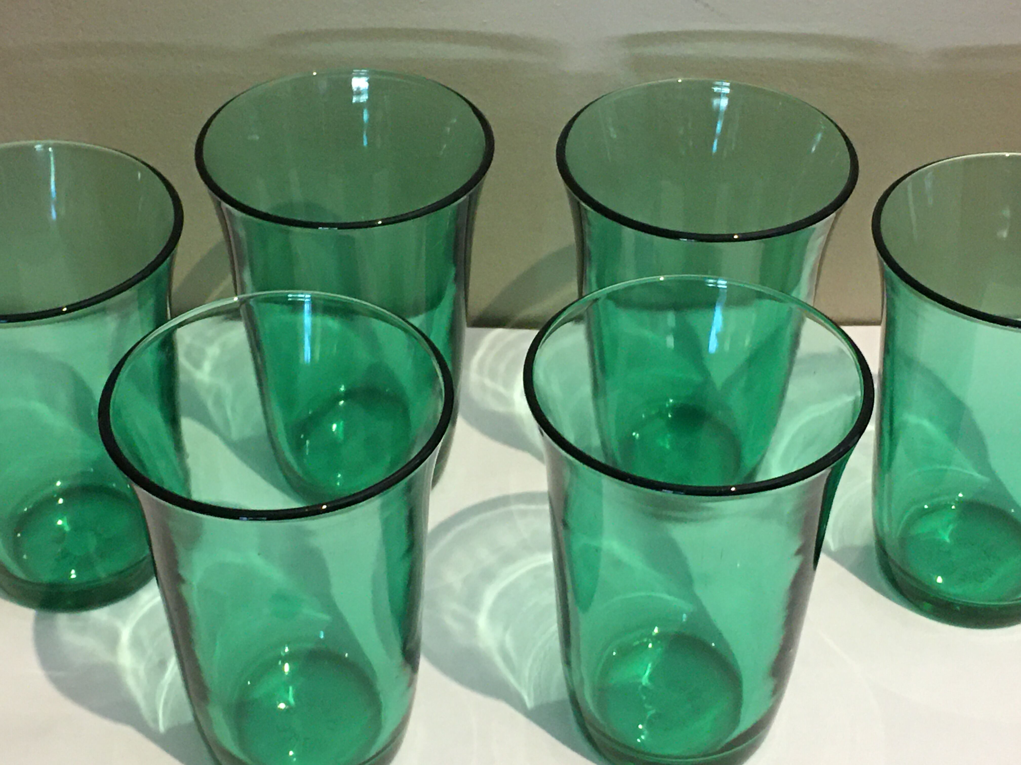 Lot de 6 verres vintage Lesieur