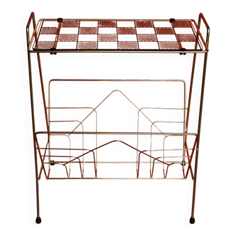 Vintage magazine rack 1950-1960