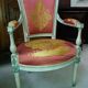 Paire de fauteuils laqués exécutives