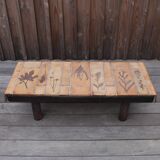 Table basse Herbier par Roger Capron