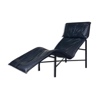 Chaise longue en cuir de fin de siècle par Tord Bjorklund pour Ikea