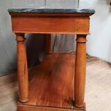 Empire console with columns