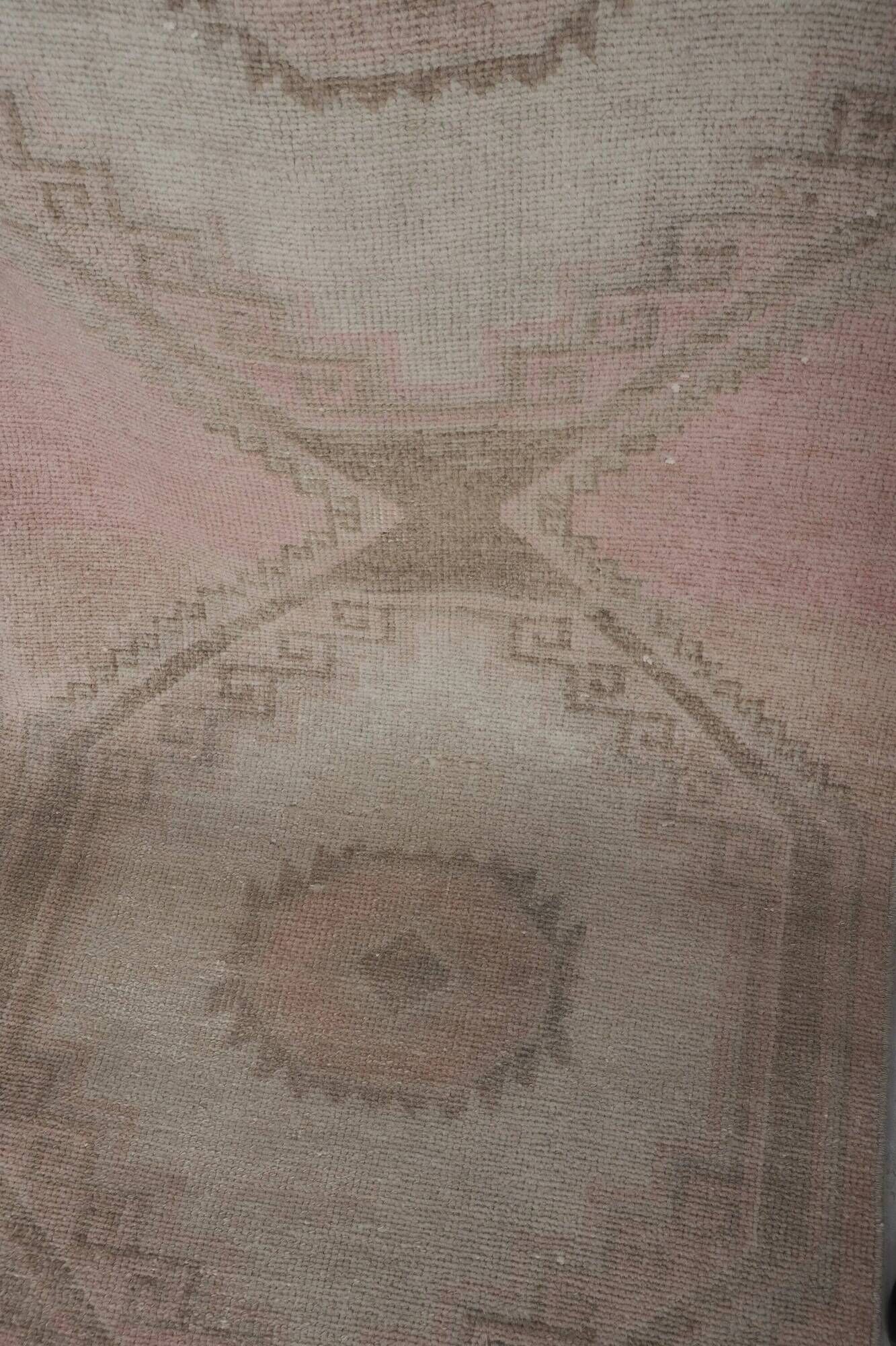 Vintage Turkish hallway rug 84x765 cm