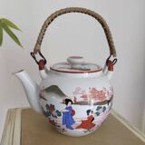 Théière à motifs japonais
