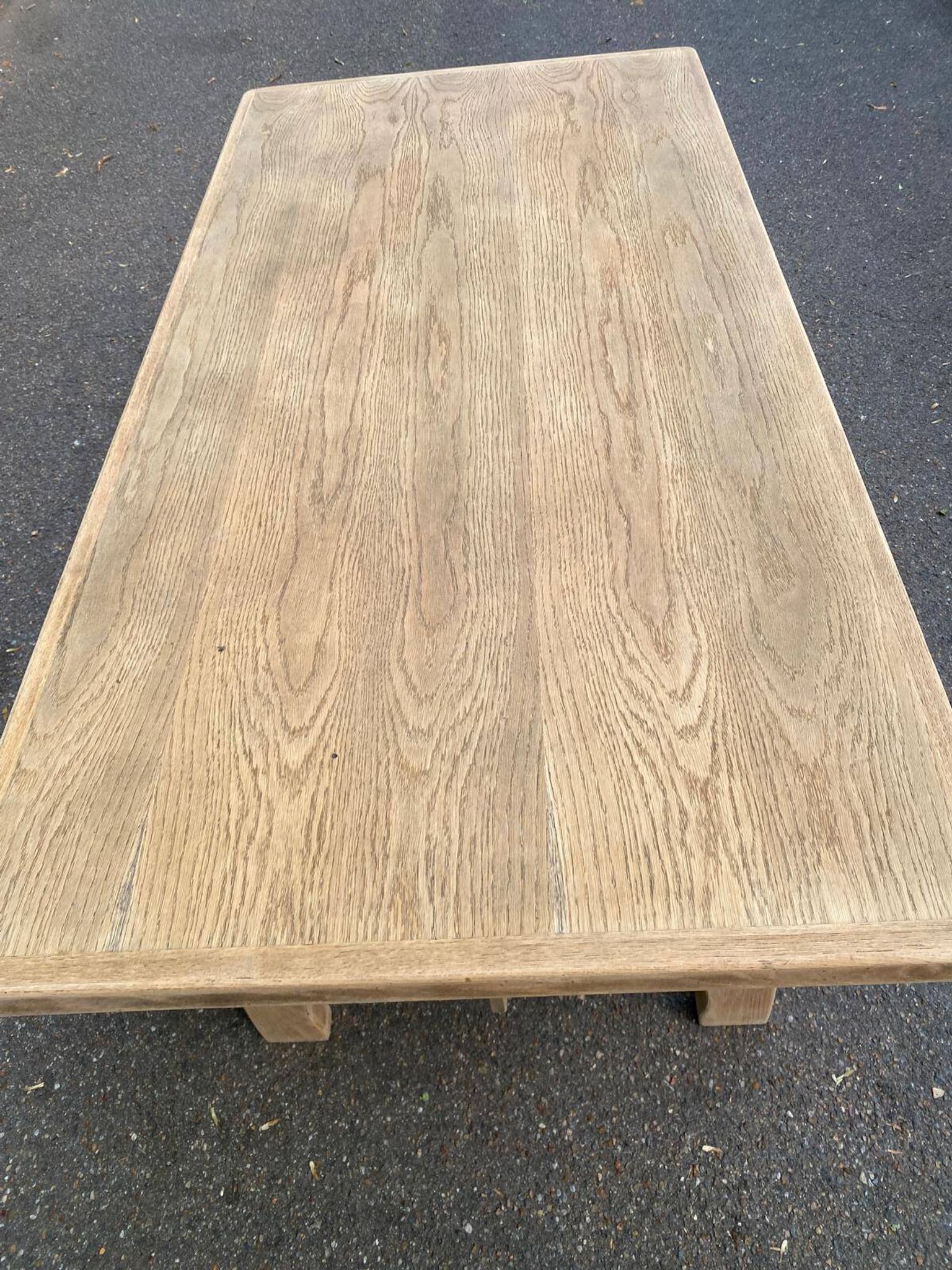 Monastery dining table stripped in oak 170cm 1950s