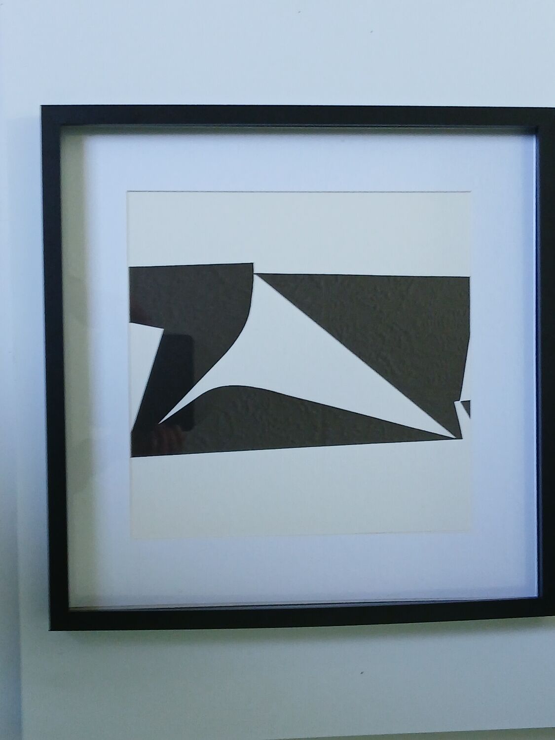 Tableau Vintage Art Optique - Victor Vasarely - Frame 40x40cm