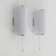 Pair of vintage wall sconces Design Sampem 1970s