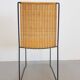 Mid-Century Modern Wicker Wire Chair by Raoul Guys, 1960s