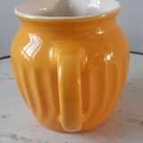 Yellow ceramic pitcher 70s
