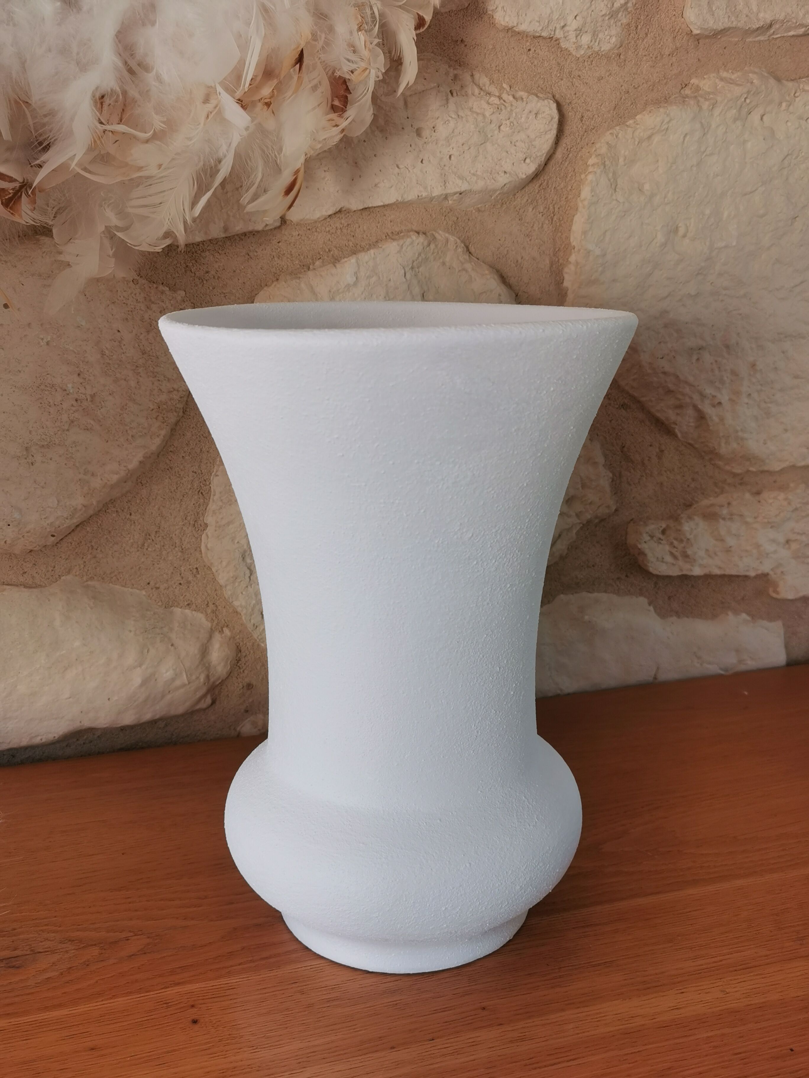Vase blanc original