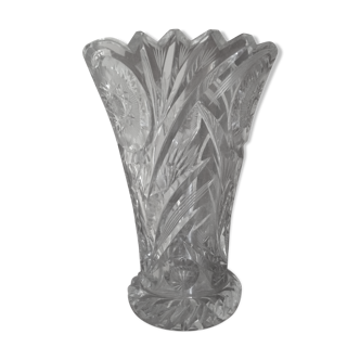 Vase en cristal années 50