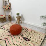 Handmade moroccan berber carpet 254 x 142 cm
